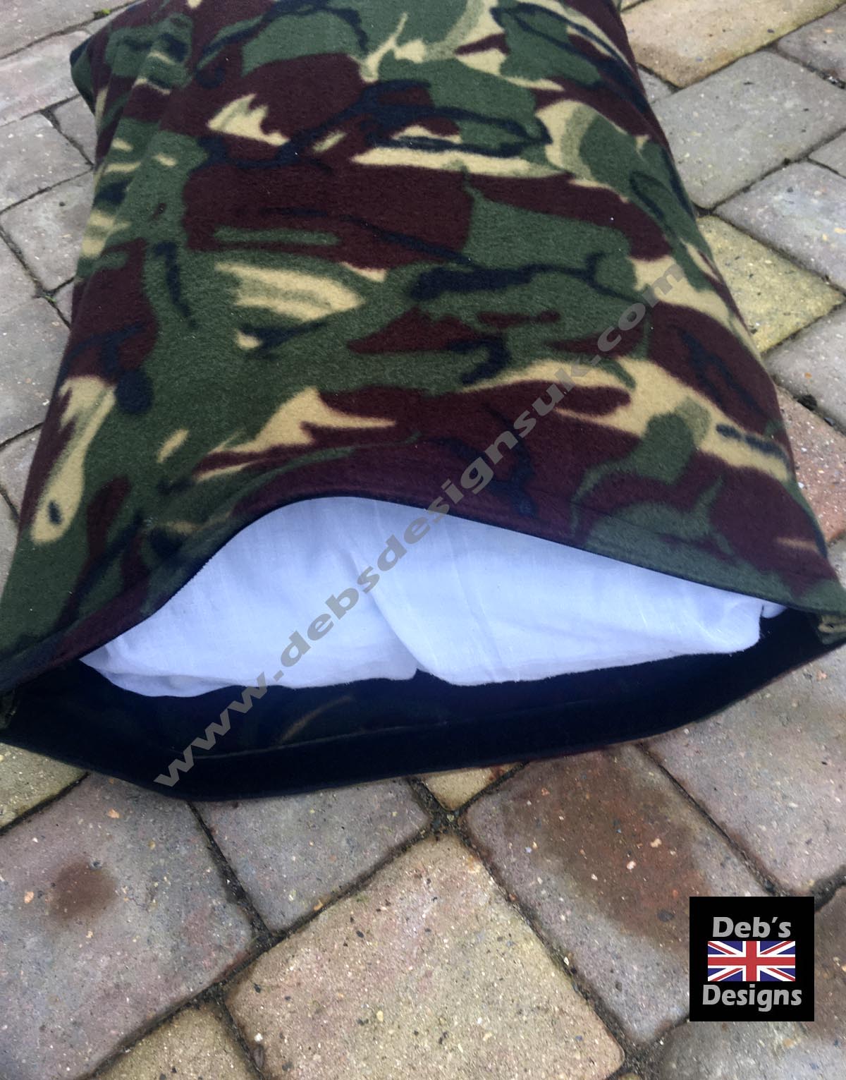 Camo Soft Fleece Pillow Case Carp Fishing