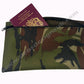 Zip Up Document Bag in Camo